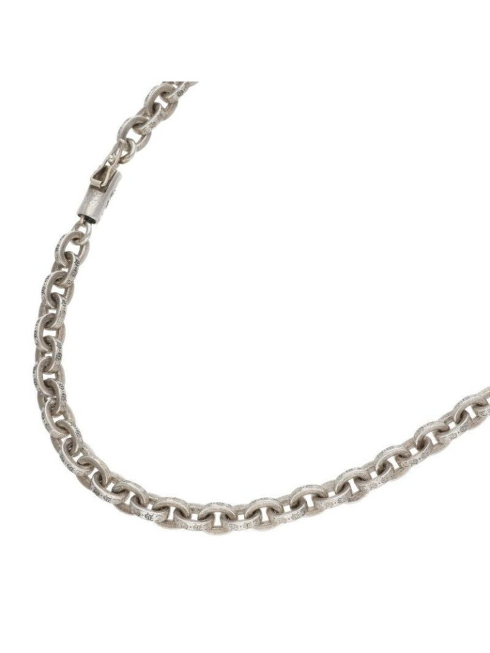Chrome Hearts Paper Chain 20 Silver Necklace